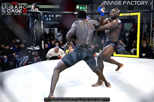 2023-12-02 Lugano in the Cage 6 21468 MMA Pro - Jemie Mike Stewart-Amadoudiama Diop